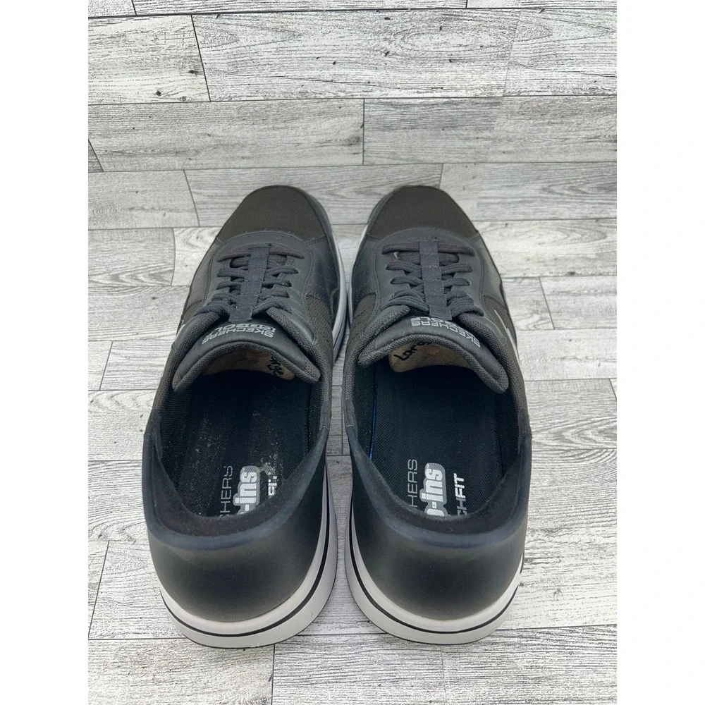 Skechers GoGolf Slip-ins Arch Fit‎ Men Sz 13 Black White Spikeless Shoes 214110